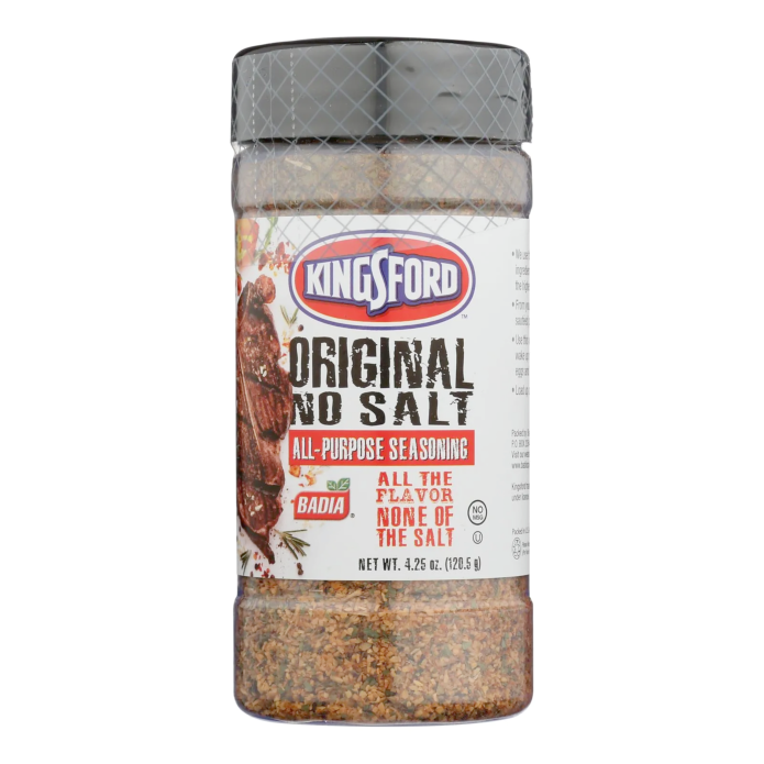 Kingsford Original No Salt All-purpose Seasoning 4.25oz (NO SALT)