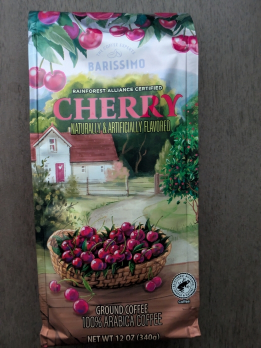 Barissimo Cherry Flavored Light Roast Ground Coffee Bag 12oz