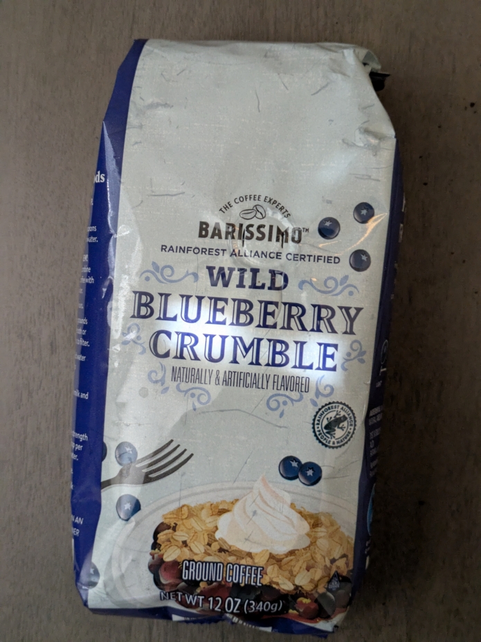 Barissimo Light Roast Limited Edition Flavored Ground Coffee 12oz (Wild Blueberry Crumble)