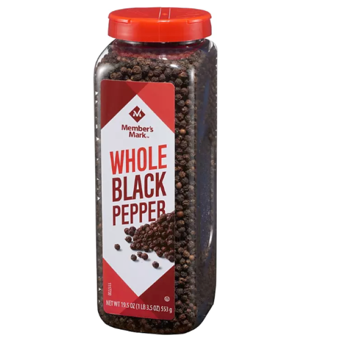 MM Whole Black Peppercorns 19.5oz