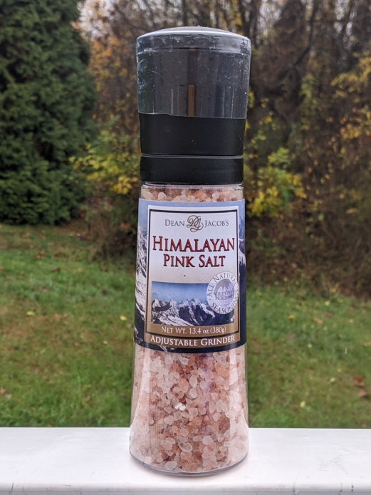Dean Jacobs Himalayan Pink Salt with Adjustable Grinder 13.4oz
