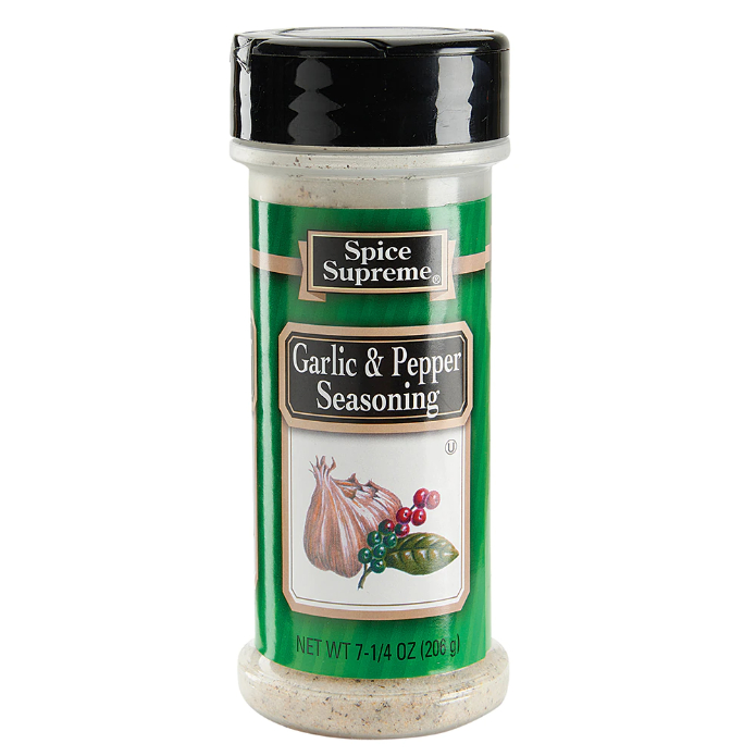 Spice Supreme Garlic and Pepper Seasoning 7.25oz