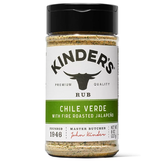 Kinders Chile Verde with Fire Roasted Jalapeno Rub 8oz