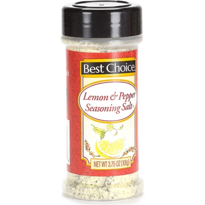 Best Choice Lemon & Pepper Seasoning Salt 3.75oz