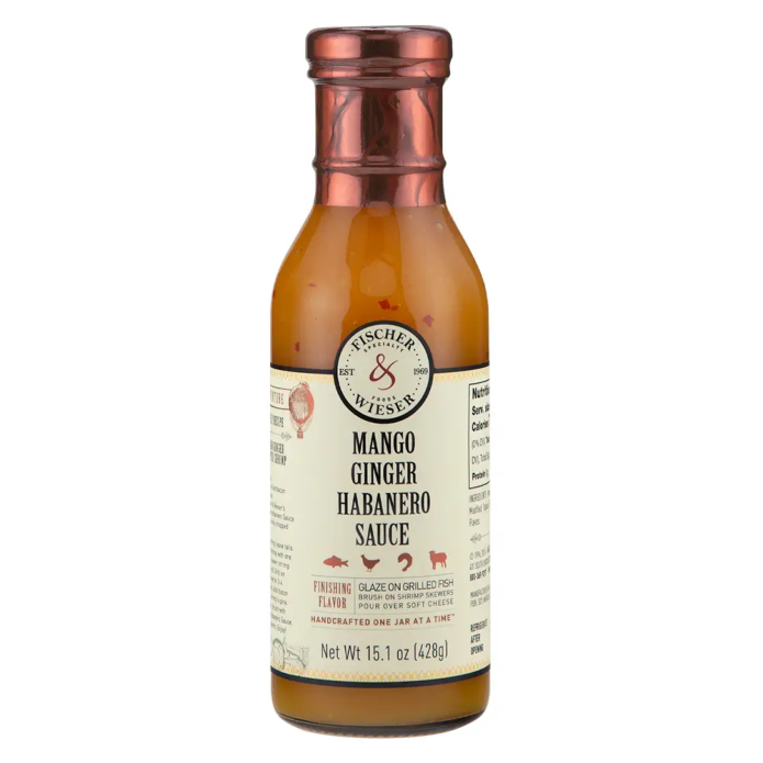 Fischer & Wieser Mango Ginger Habanero Sauce 15.1oz (2 Bottles)