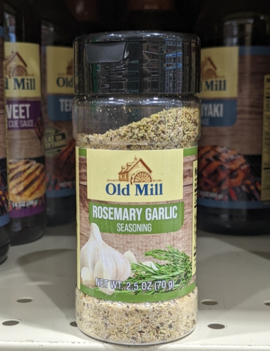 Rosemary Garlic Seasoning Old Mill  2.5oz