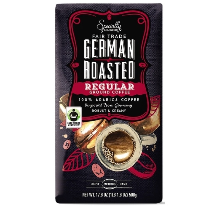 Specially Selected Fair Trade Premium Roasted Regular Coffee 17.6oz (Medium Roast)