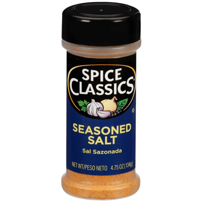 Spice Classics Seasoned Salt 4.75oz. Shaker