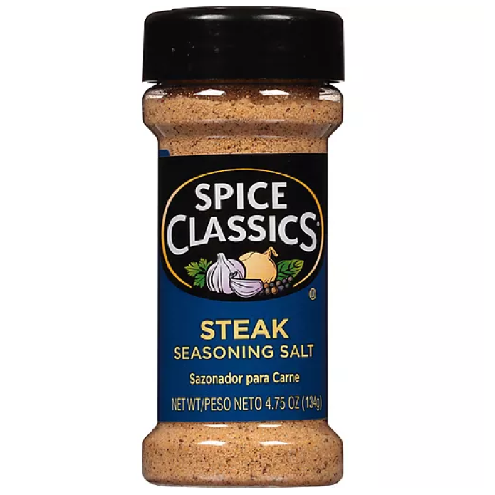 Spice Classics Steak Seasoning Salt 4.75oz Shaker