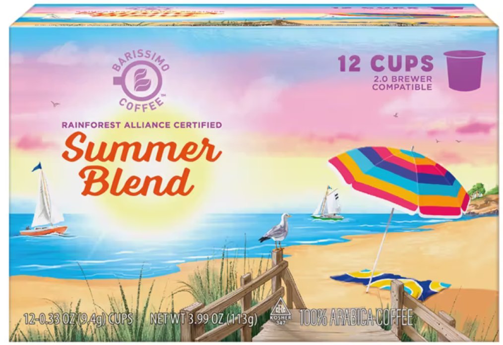 Barisssimo Summer Blend Coffee Kcups 12ct (Light Roast)