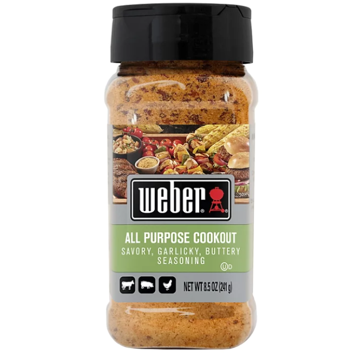 Weber All Purpose Cookout Seasoning 8.5oz (Limited)