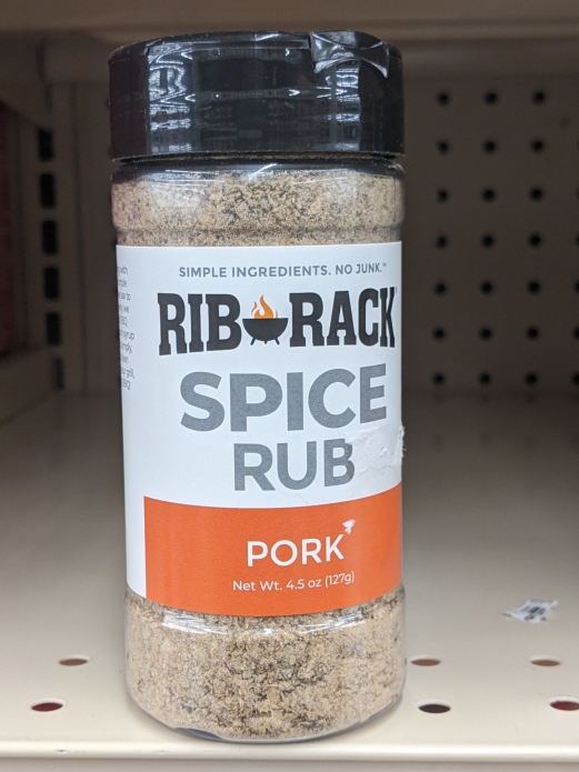 Rib Rack Dry Spice Rub Seasoning For Pork.