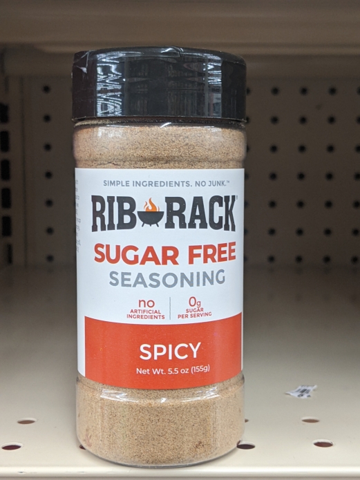 Rib Rack Spicy Sugar Free Seasoning.